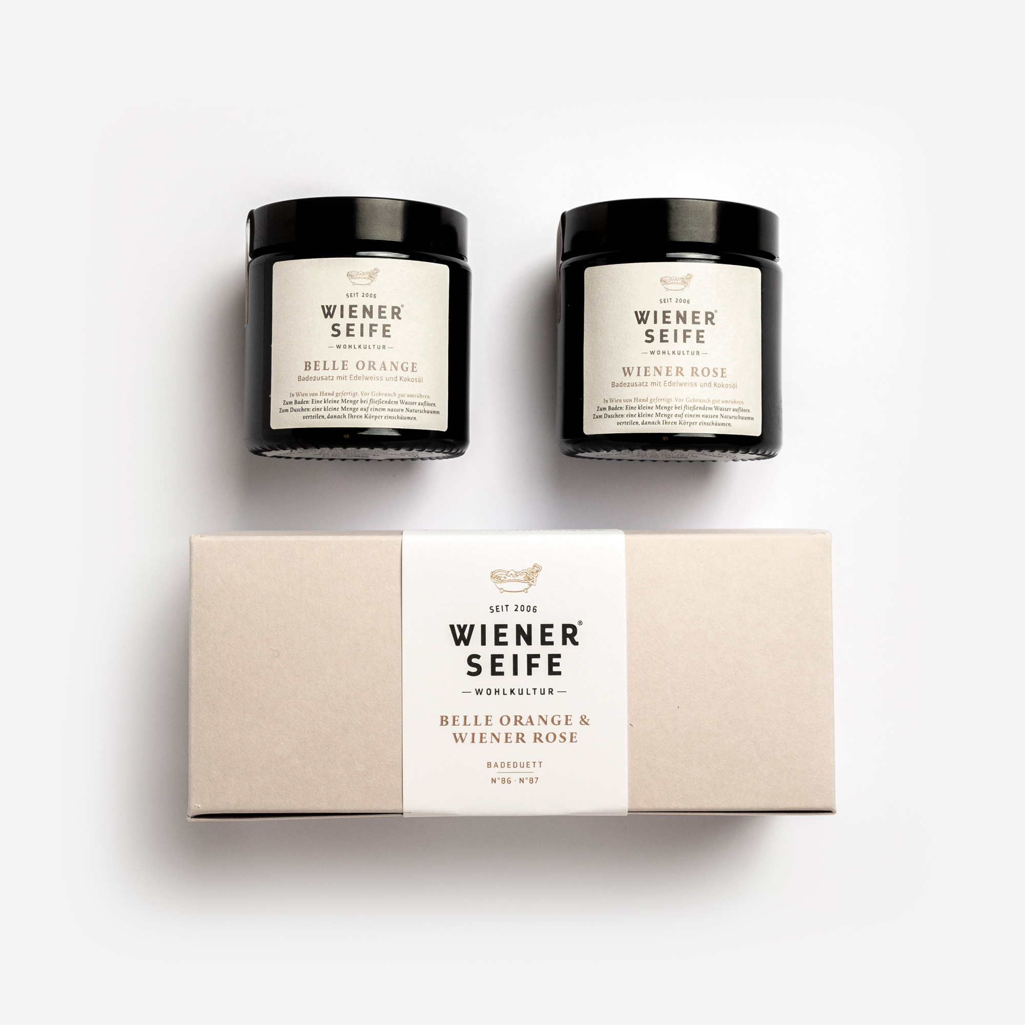 Badeduett Wiener Rose & Belle Orange