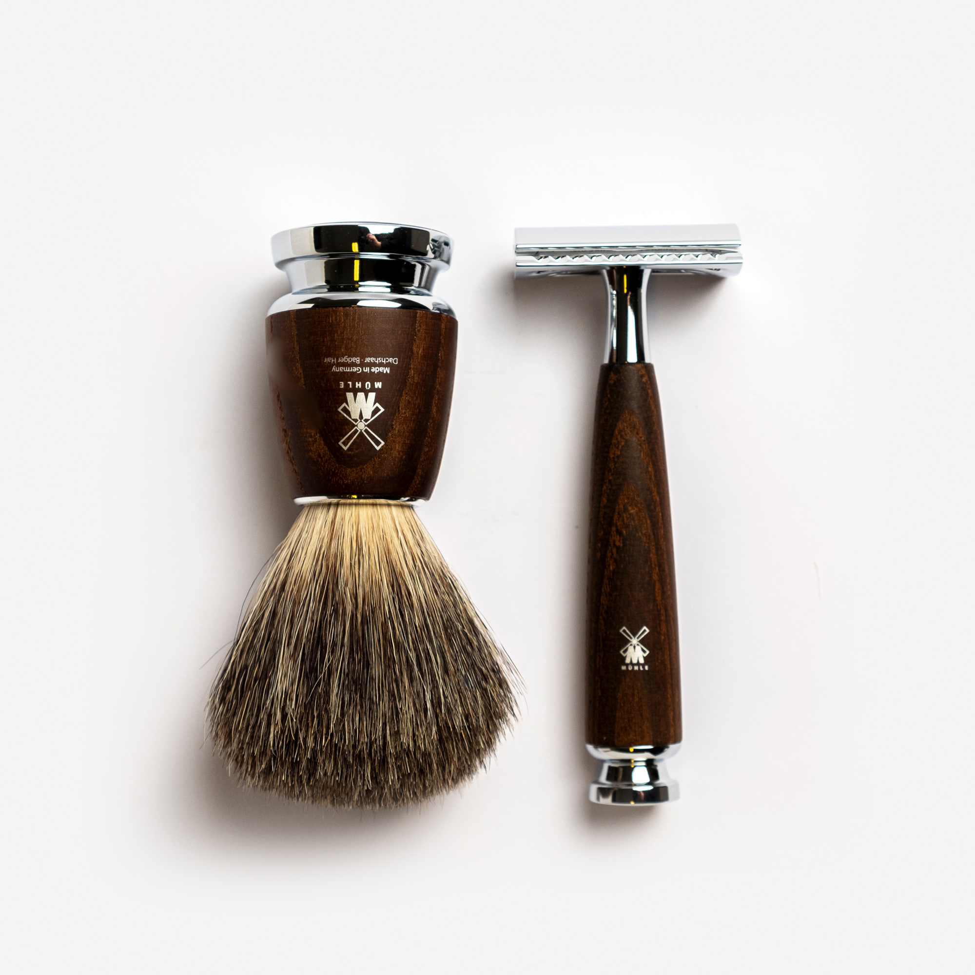 Steamed Ash Shaving Set Steamed Ash Shaving Set