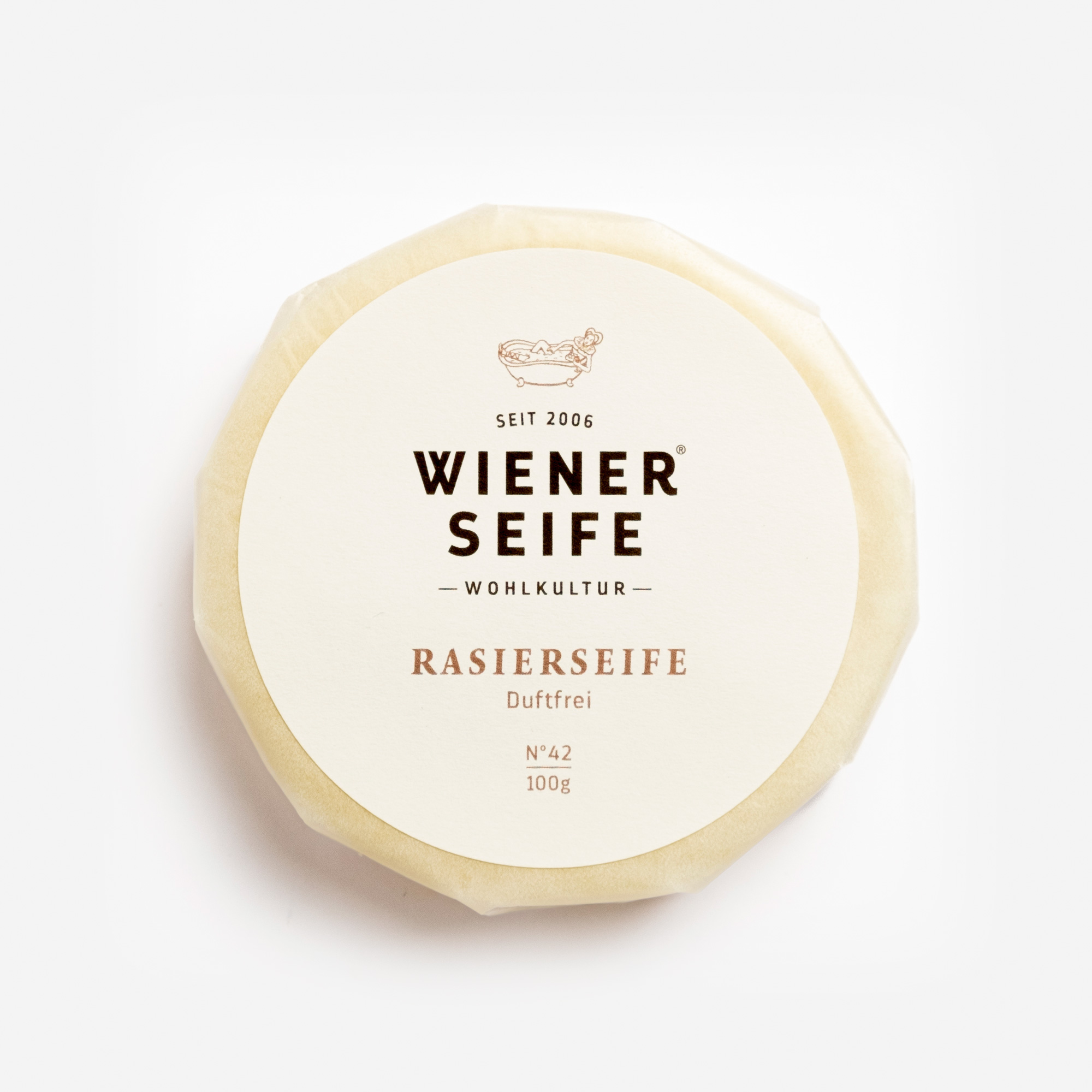 Rasierseife Duftfrei N°42, Nachfüllung